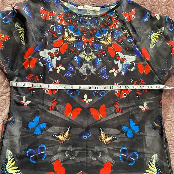 Lovers + Friends Women's Butterfly Print Dress Size Medium - Picture 9 of 11